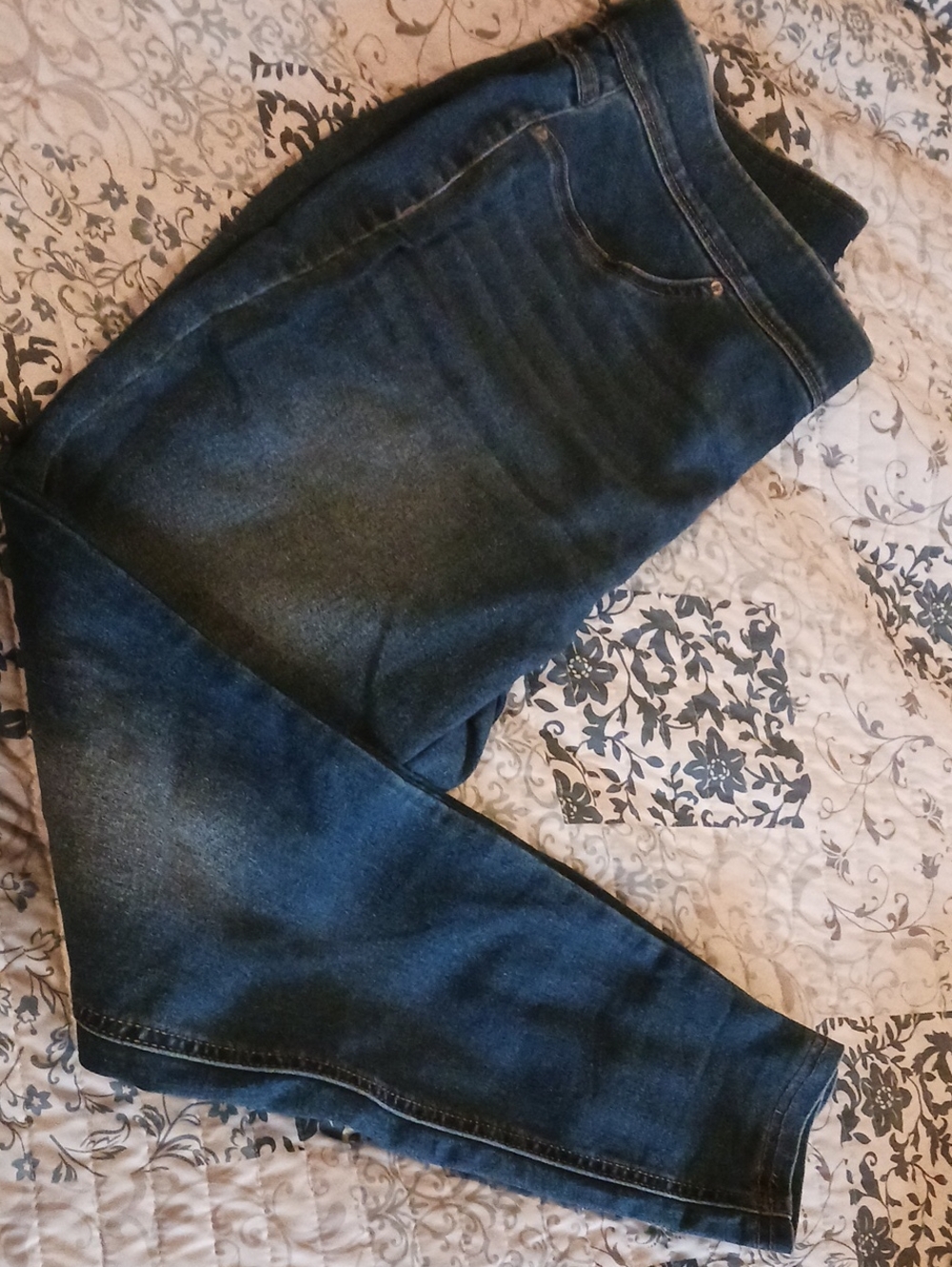 Terra & Sky Dark Blue Stretch Jeggings
